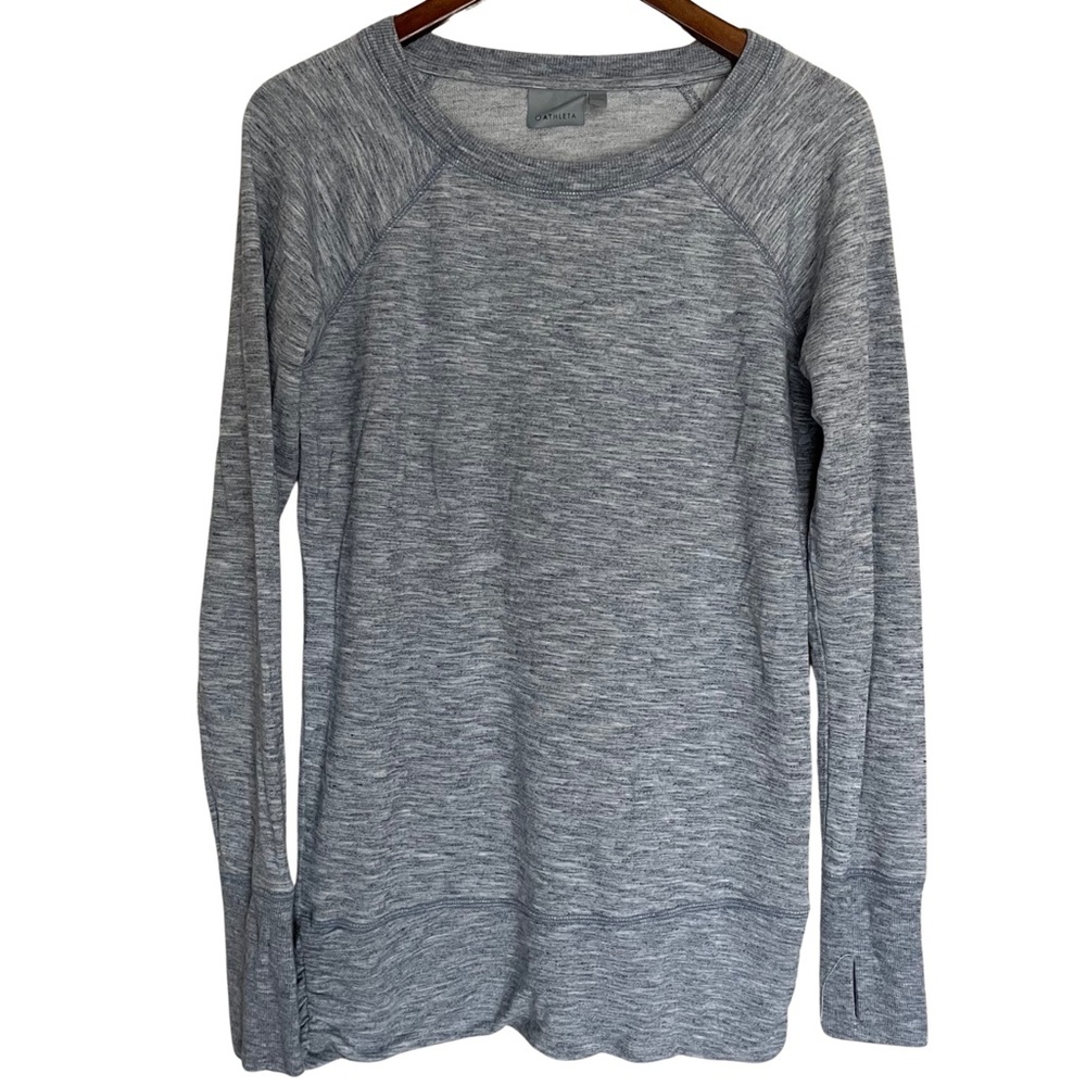 Athleta Long Sleeve Shirt Heather Gray Layering Tunic - Women’s S